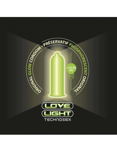 LOVE LIGHT GLOW CONDOM 3 PCS PACK