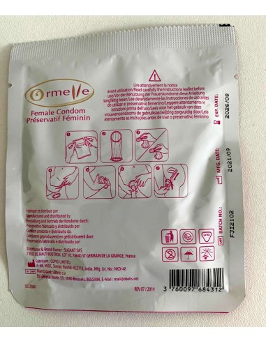 ORMELLE Boite de 10 préservatifs...